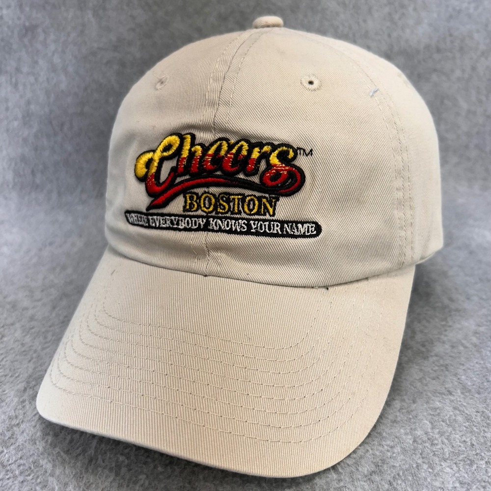 Cheers Boston Mens‎ Tan Hat Embroidered Where Everybody Knows Your Name OSFA